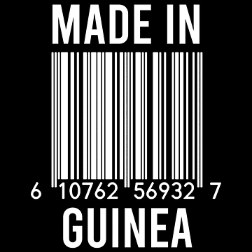 Artwork thumbnail, Made In Guinea by RandomStuffShop