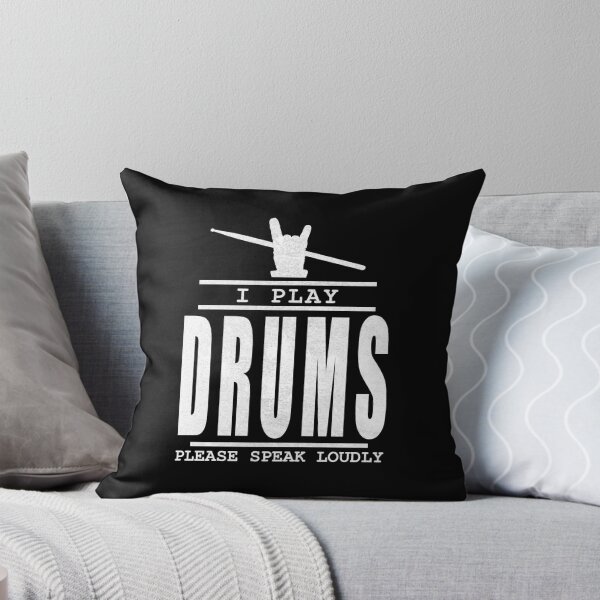 Item preview, I play drums please speak loudly - Drummer Quote designed and sold by TMBTM.