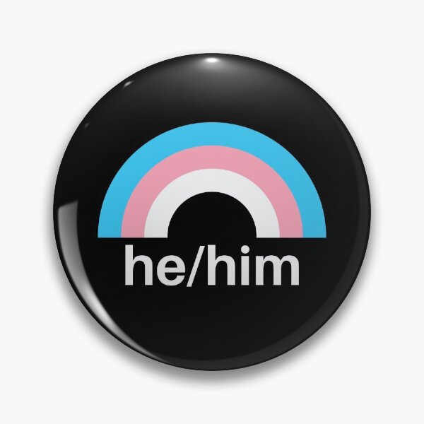 Item preview, He/Him Pronouns Trans designed and sold by lavenderhearts.