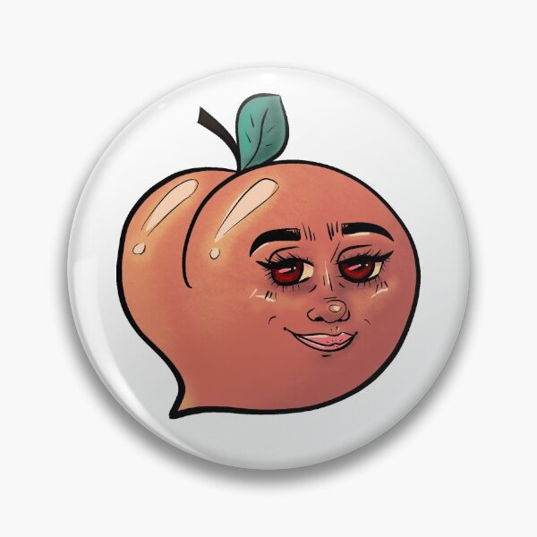 Item preview, Fruity Face Peach designed and sold by Salami-Chan.