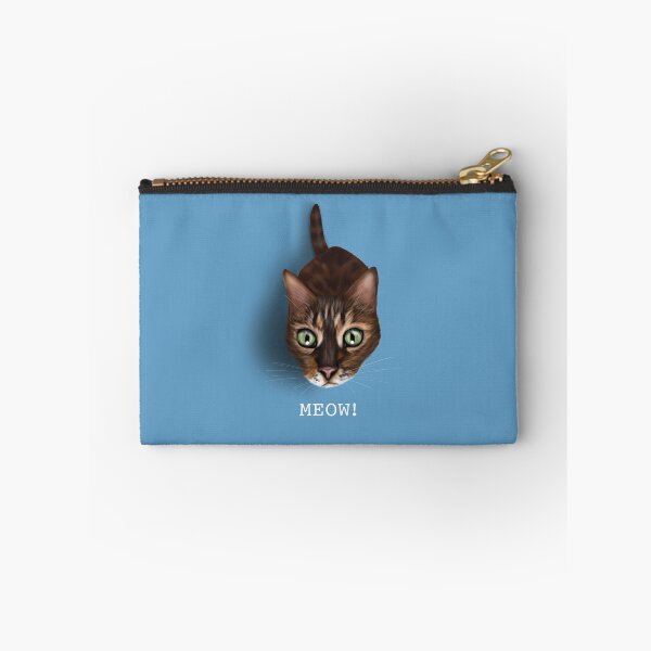 Artikelvorschau, Süße Miau-Katze - Blau entworfen und verkauft von Kittys-Art.