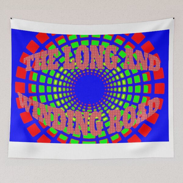 Item preview, The Long and Winding Road designed and sold by QuotesDogma.