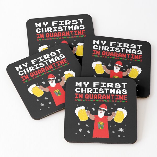Item preview, My First Christmas In Quarantine Funny Beer Lover Gift T-Shirt For Christmas designed and sold by Paulina Vanlife.