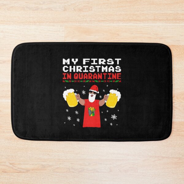 Item preview, My First Christmas In Quarantine Funny Beer Lover Gift T-Shirt For Christmas designed and sold by Paulina Vanlife.