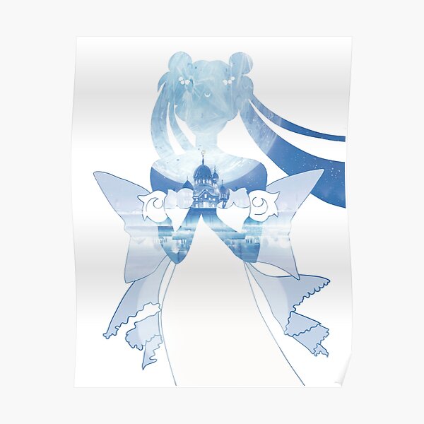 Princess Serenity - Blue Silver Millenium Poster