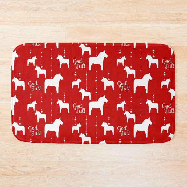 Item preview, God Jul White and Red - Dala style designed and sold by Corduroy9.