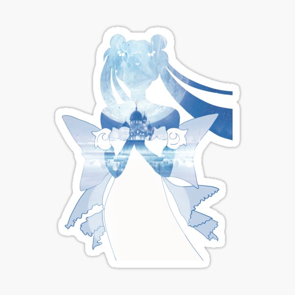 Princess Serenity - Blue Silver Millenium Sticker