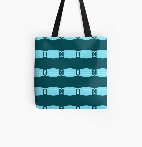 Chain of face masks All Over Print Tote Bag