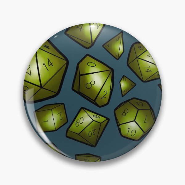 Item preview, Swamp Druid Green Dice designed and sold by JenelleyBeanDes.