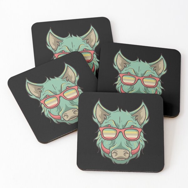 Item preview, Hog Hunting - Boar Face Wearing Glasses designed and sold by Sandra78.