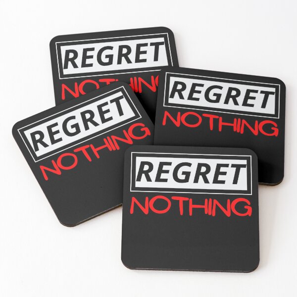 Item preview, Zero Regrets In Life  designed and sold by Sonatablue.