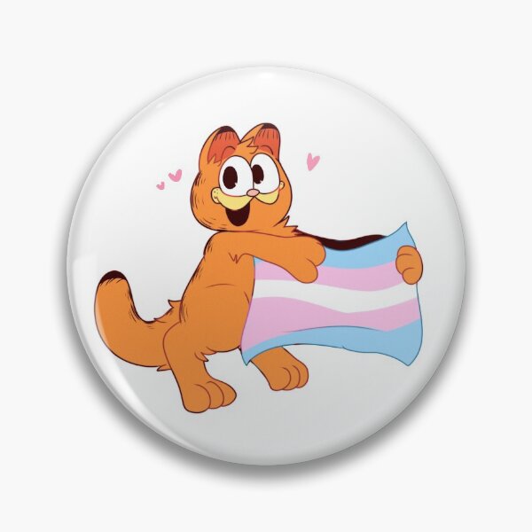 Item preview, Garfield Trans Rights! designed and sold by CodeTheMutt.