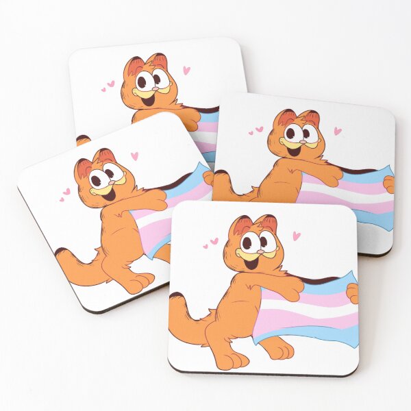 Item preview, Garfield Trans Rights! designed and sold by CodeTheMutt.