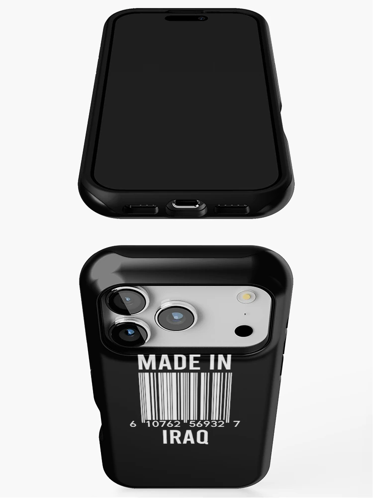 Thumbnail 3 of 4, iPhone Case, Made In Iraq designed and sold by RandomStuffShop.