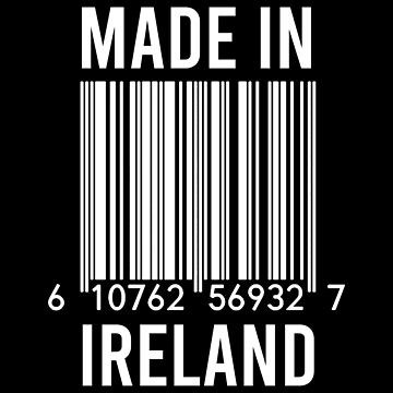 Artwork thumbnail, Made In Ireland by RandomStuffShop