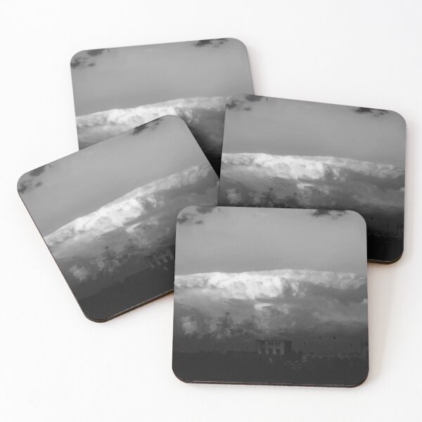 Item preview, Anvil Cloud over Castle in Black and White designed and sold by Zurickdesigns.