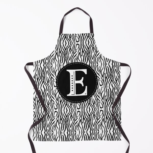 Item preview, Zebra Monogram Letter E designed and sold by MarkTees.