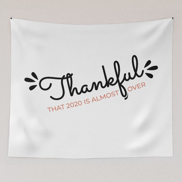 Item preview, Thankful That 2020 is Almost Over - Funny Thanksgiving Gift - 2020 Thanksgiving - 2020 Quarantine Thanksgiving - Thanksgiving Gift for Mom Dad Sister Brother Vintage Retro idea designed and sold by Van-Tees.