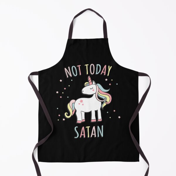 Item preview, Not Today Satan Unicorn designed and sold by flippinsg.