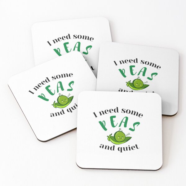 Item preview, I Need Some Peas And Quiet (Vegetable Pea Pun) designed and sold by Express YRSLF.