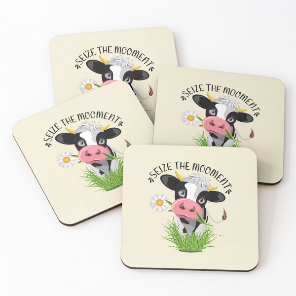 Item preview, Seize the Mooment Kawaii cow designed and sold by KawaiiPark.