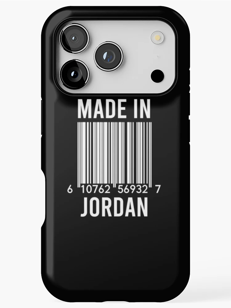 Thumbnail 1 of 4, iPhone Case, Made In Jordan designed and sold by RandomStuffShop.
