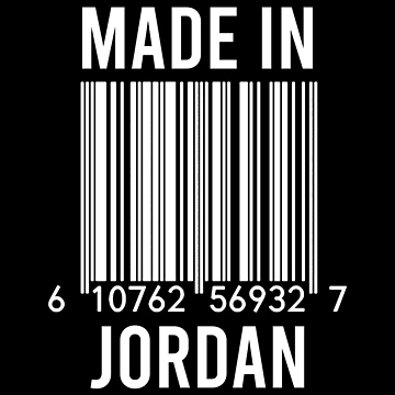Artwork thumbnail, Made In Jordan by RandomStuffShop