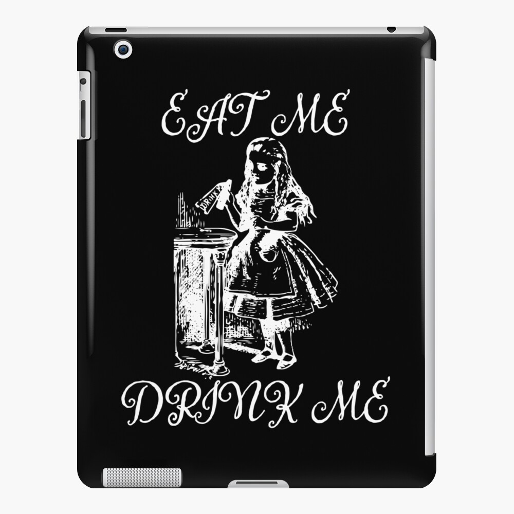 alice-in-wonderland-quote-eat-me-drink-me-classic-book-illustration-ipad-case-skin-by