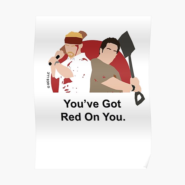 Poster Shaun Of The Dead Redbubble