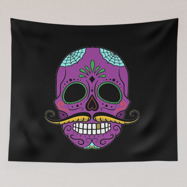 Item preview, Funky Sugar Skull Design designed and sold by FLUMPYFINGERS.