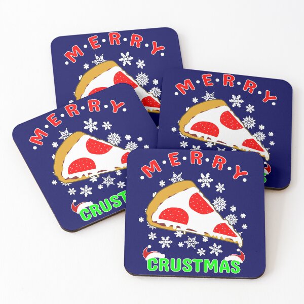 Item preview, Merry Crustmas Pepperoni Pizza Slice designed and sold by SharpThreadZ.