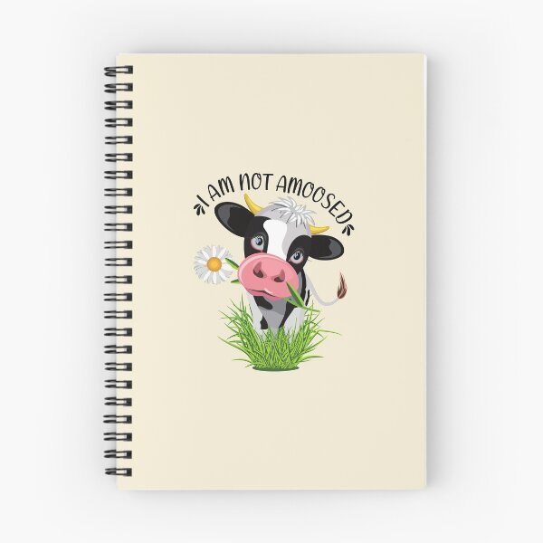 Item preview, I am not Amoosed Kawaii cow designed and sold by KawaiiPark.