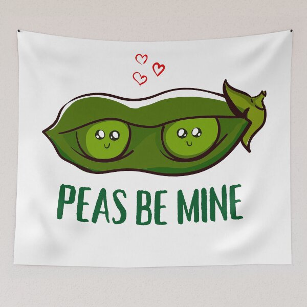 Item preview, Peas Be Mine (Vegetable Pea Pun) designed and sold by Express YRSLF.