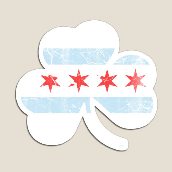 Item preview, Vintage Irish Flag of Chicago Shamrock designed and sold by stpatricksday.