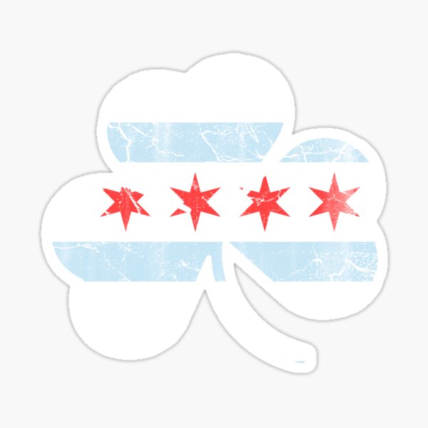 Chicago Flag Script Sticker – Wrigleyville Sports