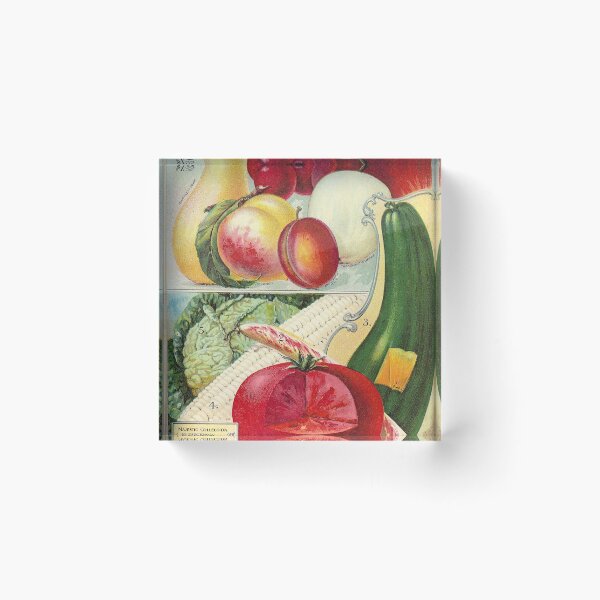 Item preview,   Vegetables and Fruits - Iowa Seed Co. 1904 Vintage Seed Poster designed and sold by killies.