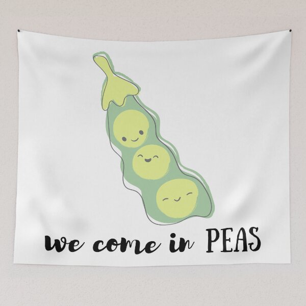 Item preview, We Come In Peas (Vegetable Pea Pun) designed and sold by Express YRSLF.