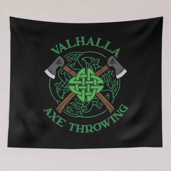 Item preview, Axe Thrower Viking Valhalla and Axe Throwing Gift   designed and sold by Rzelemenz.
