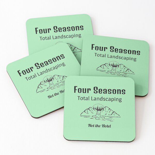 Item preview, Four Seasons Total Landscaping,Mountain, White designed and sold by JessyDesigns.