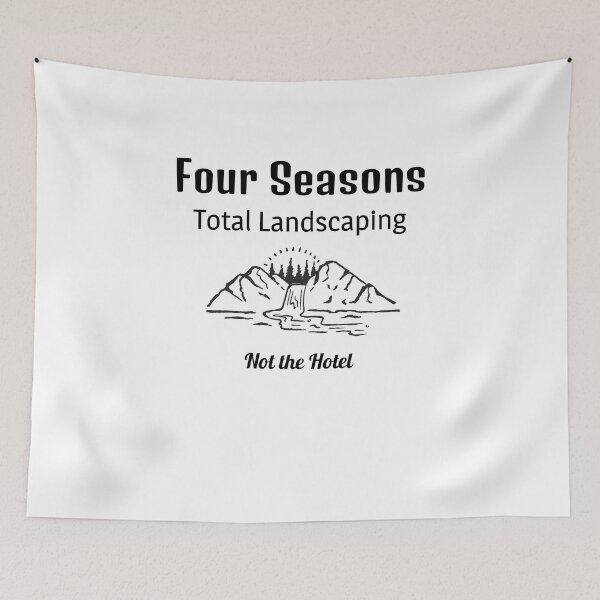 Item preview, Four Seasons Total Landscaping,Mountain, White designed and sold by JessyDesigns.