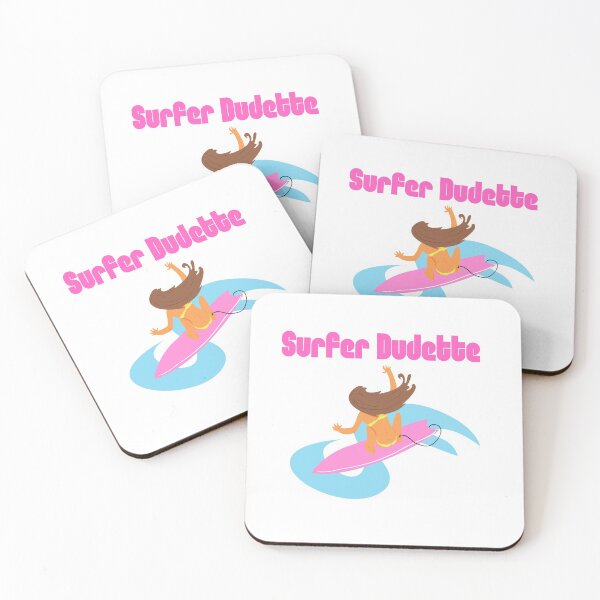 Item preview, Surfer dudette - Surfing summer perfect vintage design waves surfer body boarding boogie groms grommet amazing adventure tides turf designed and sold by CJCTEES.