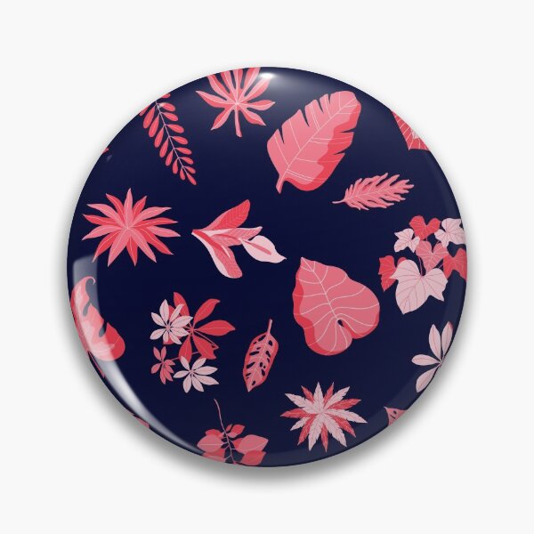 Item preview, Bright pink colored leaves designed and sold by stuff-n-stuff.