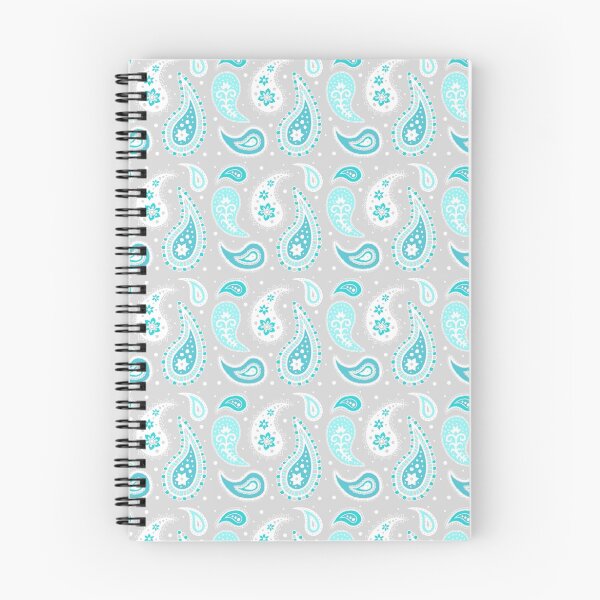 Artikelvorschau, Aqua graues Paisley entworfen und verkauft von dreamingmind.