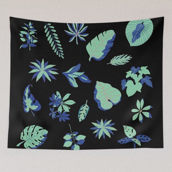Item preview, Bright green leaves designed and sold by stuff-n-stuff.