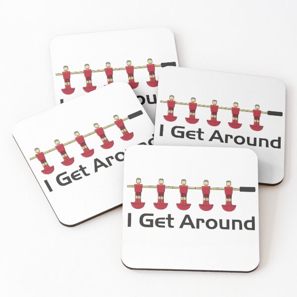 Item preview, I Get Around Funny Foosball Stuff designed and sold by thewhitteeguy.