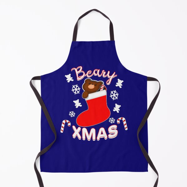 Item preview, Beary Xmas Bear in Christmas Stocking designed and sold by SharpThreadZ.