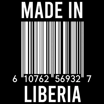 Artwork thumbnail, Made In Liberia by RandomStuffShop