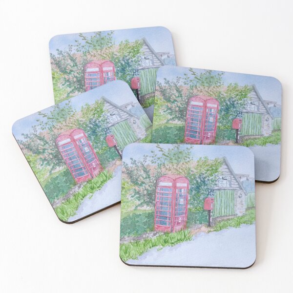 Item preview, Village Telephone Box designed and sold by Charliebloth.