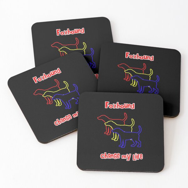 Item preview, Foxhounds changed my life - Dog Art dogs Silhouette - pet designed and sold by Coolstuff4you71.