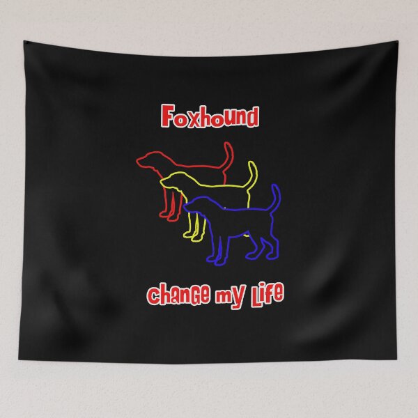 Item preview, Foxhounds changed my life - Dog Art dogs Silhouette - pet designed and sold by Coolstuff4you71.